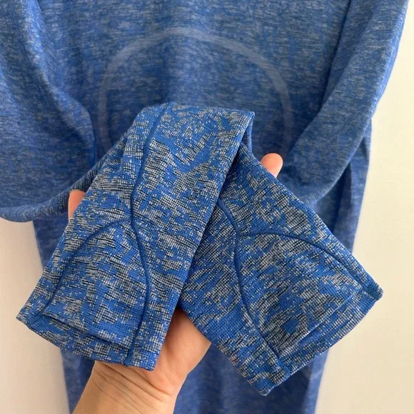 Lululemon Swiftly Tech Long Sleeve 2.0 Contour Form Pipe Dream Blue 10 - Picture 10 of 12